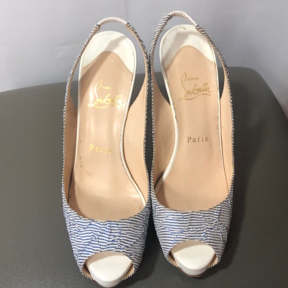 Christian Louboutin Shoes - Christian Louboutin platform sling backs